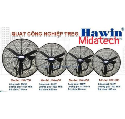 Quat treo HAWIN HW-600C