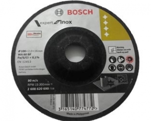  Đá mài inox Bosch 100 x 2 x 16mm    ( 2608620690 )