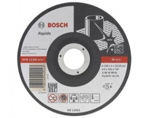 Đá cắt Inox Bosch 125x1x22.2mm ( 2608600549 )