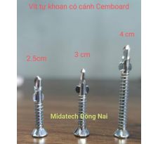 Vít cánh ( Vít tự khoan có cánh Cemboard )