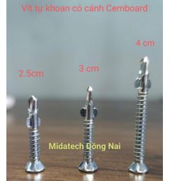 Vít cánh ( Vít tự khoan có cánh Cemboard )