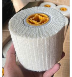 Trục nỉ trắng đánh bóng inox