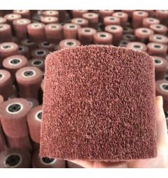 Trục nỉ đỏ đánh đánh sọc inox