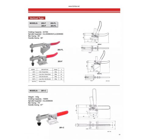 KẸP ĐINH VI GH 203F