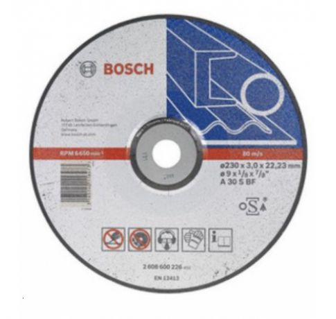Đá cắt sắt Bosch 230 x 3 x 22.2mm ( 2608600274 )
