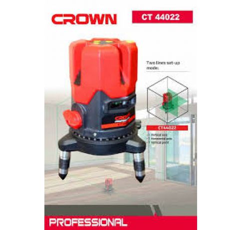Máy đo mức cân bằng Laser tia đỏ Crown CT44024