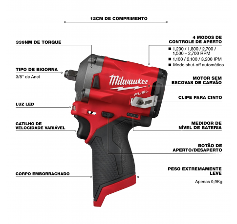 Máy siết Bulong M12 FIWF-0C ( thân máy )