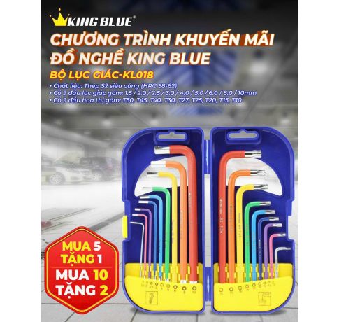 BỘ LỤC GIÁC BI KING BLUE