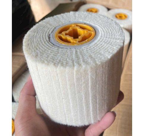 Trục nỉ trắng đánh bóng inox