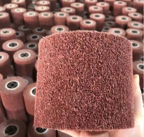 Trục nỉ đỏ đánh đánh sọc inox