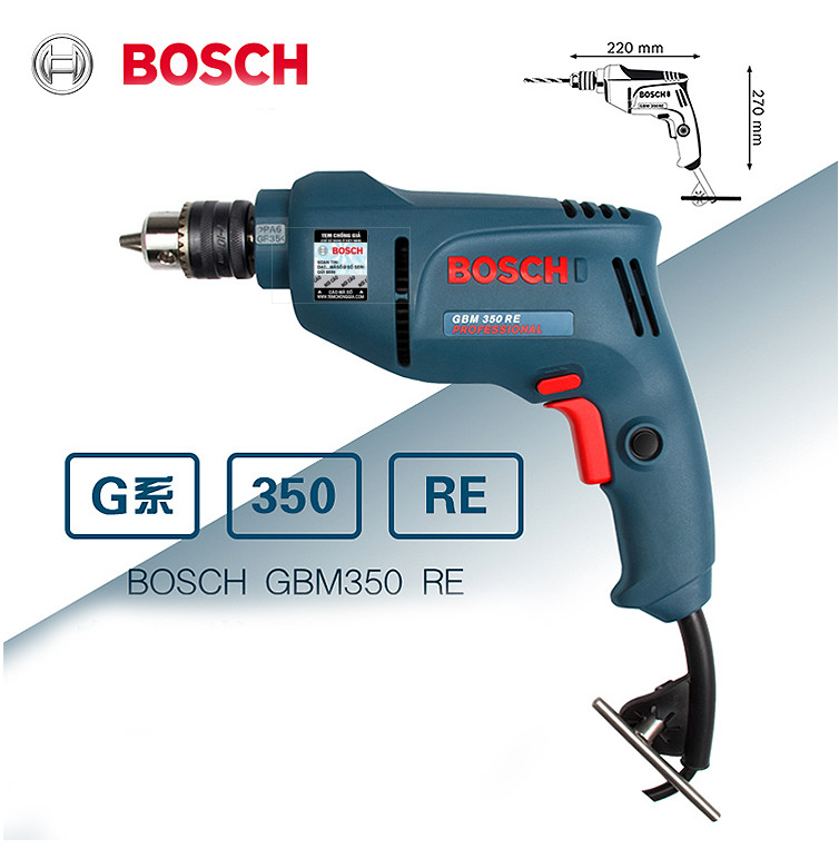  Bosch GBM 350 RE, Máy khoan Bosch GBM 350RE, máy khoan Bosch, máy khoan Bosch GBM 350RE