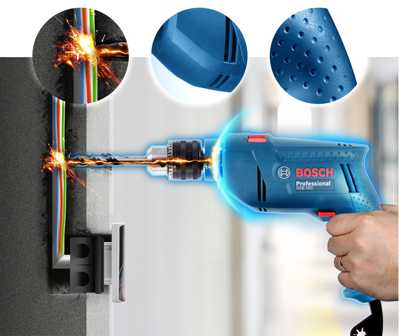 Bosch GSB 550, Máy khoan động lực 550W Bosch GSB 550, 