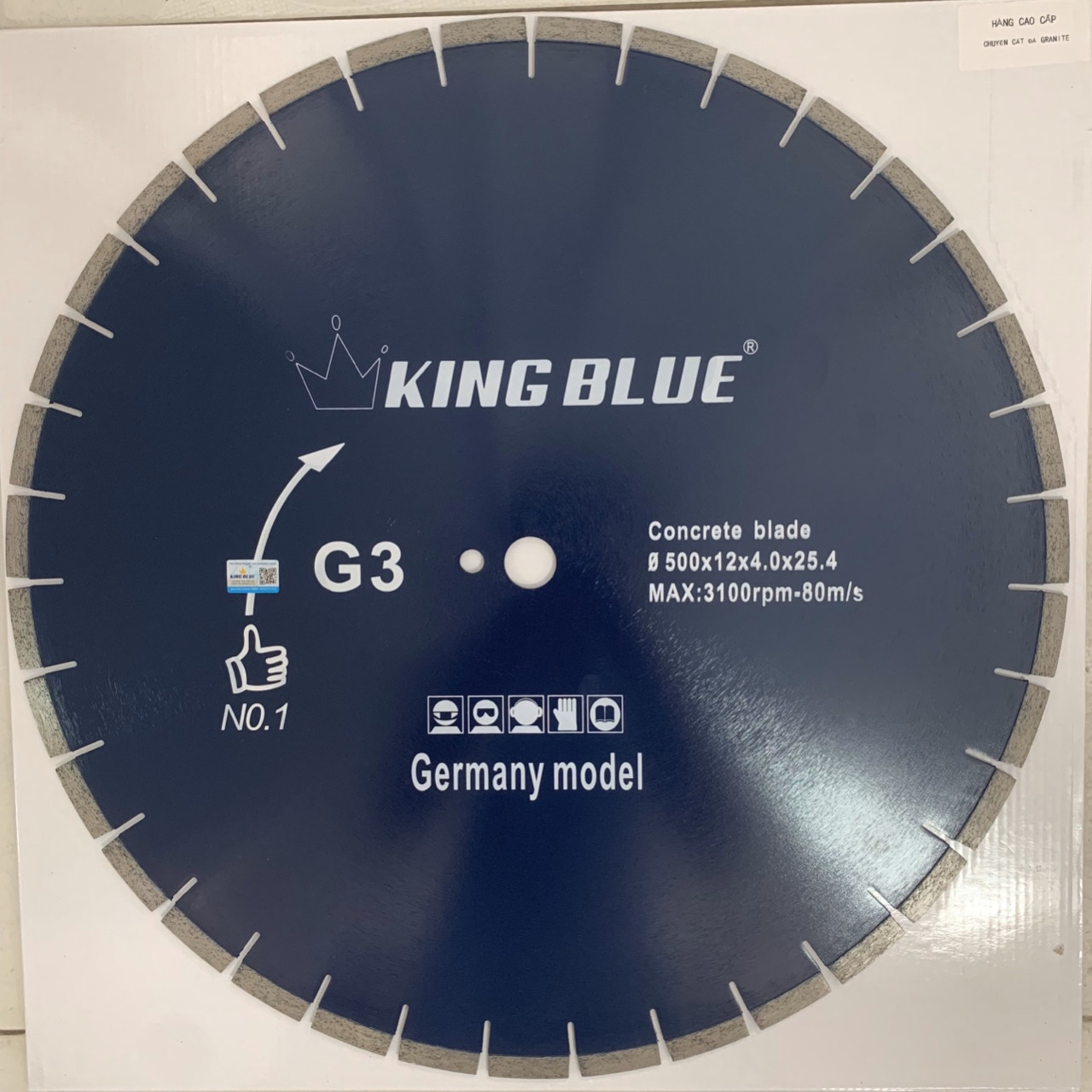 LƯỠI CẮT BÊ TÔNG VÀ NHƯA ĐƯỜNG KING BLUE G3