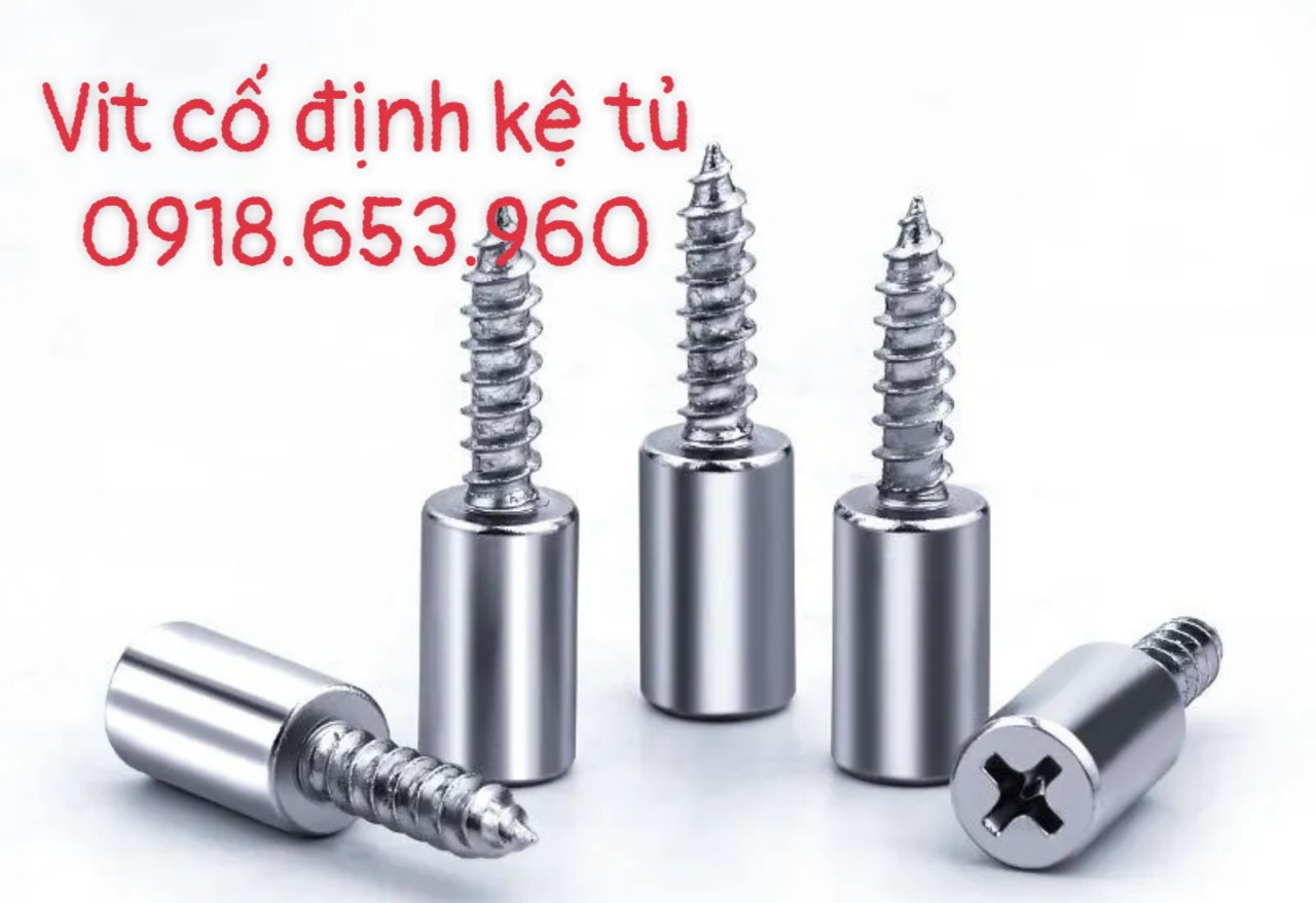 Ốc cố định kệ tủ