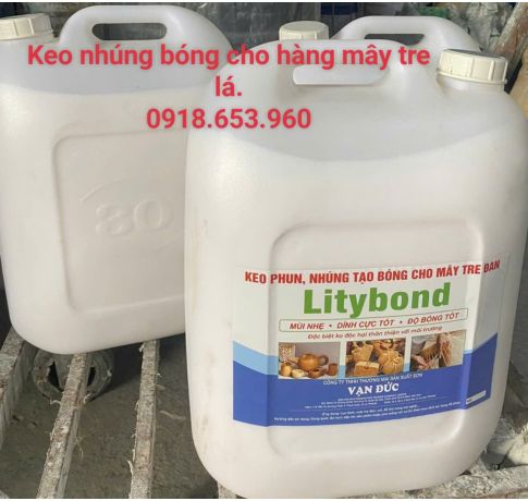 Keo nhúng bóng cho sản phẩm mây tre lá xuất khẩu