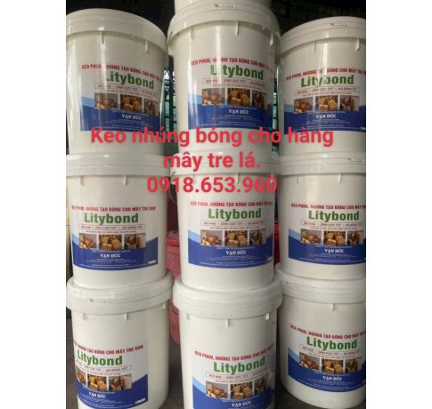 Keo nhúng bóng cho sản phẩm mây tre lá xuất khẩu